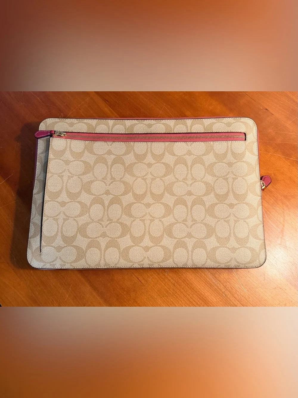 Coach Laptop Signature Canvas 13” Sleeve